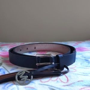 Michael Kors Logo Belt with Tassel